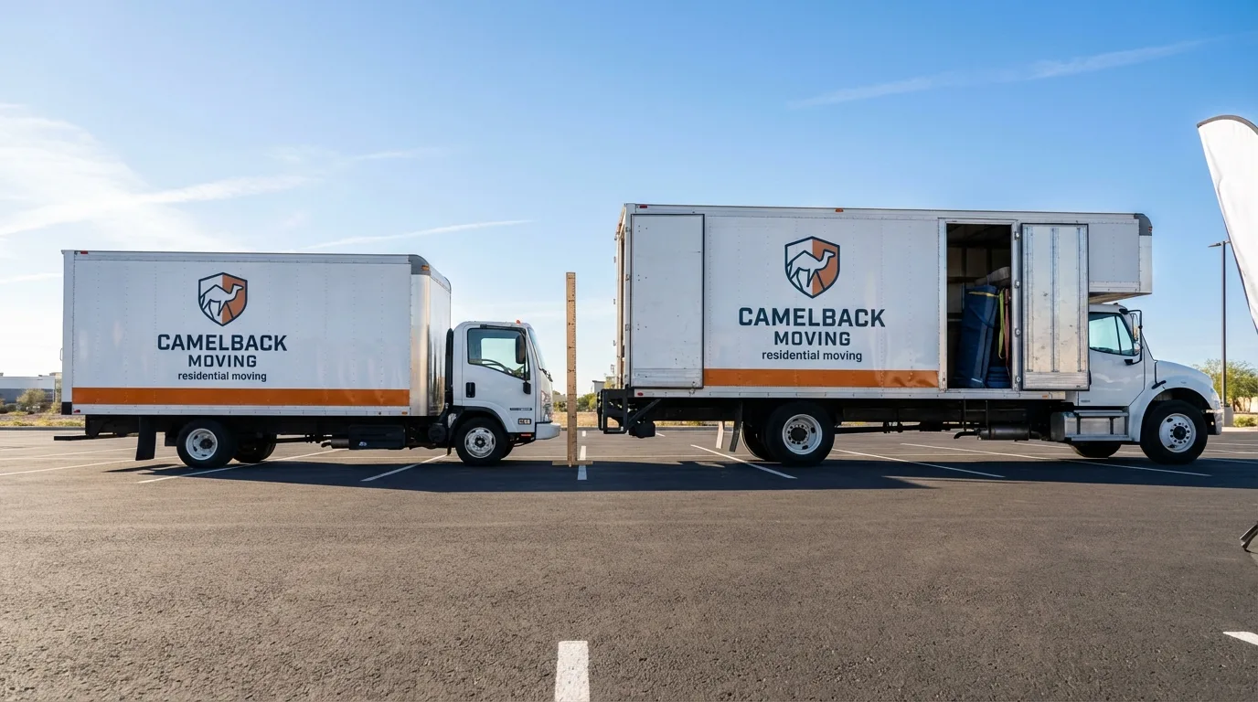 Moving truck size capacity guide in Waverly